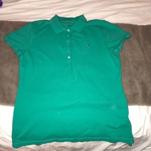 Green golf shirt/polo